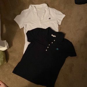 aeropostale tees white size medium black size large